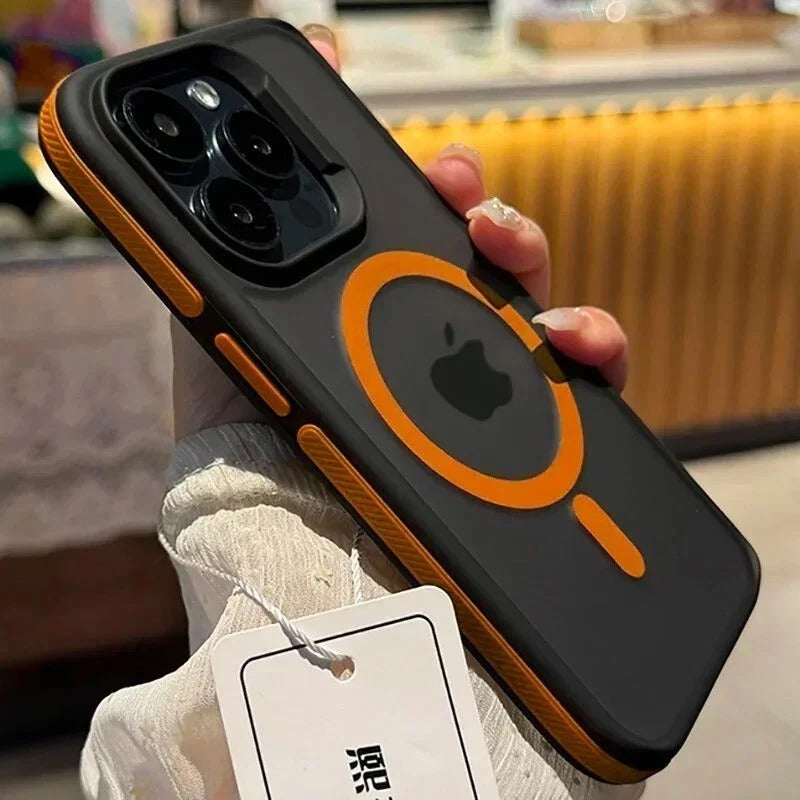 Magnetic iPhone Case Hard Cover