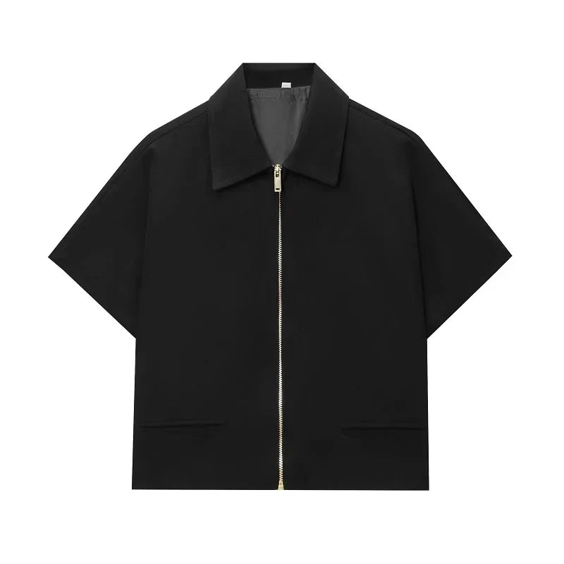 MUJER 2025 Cropped Varsity Jacket