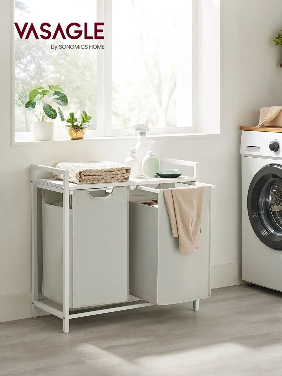 VASAGLE 2-Bag Laundry Hamper