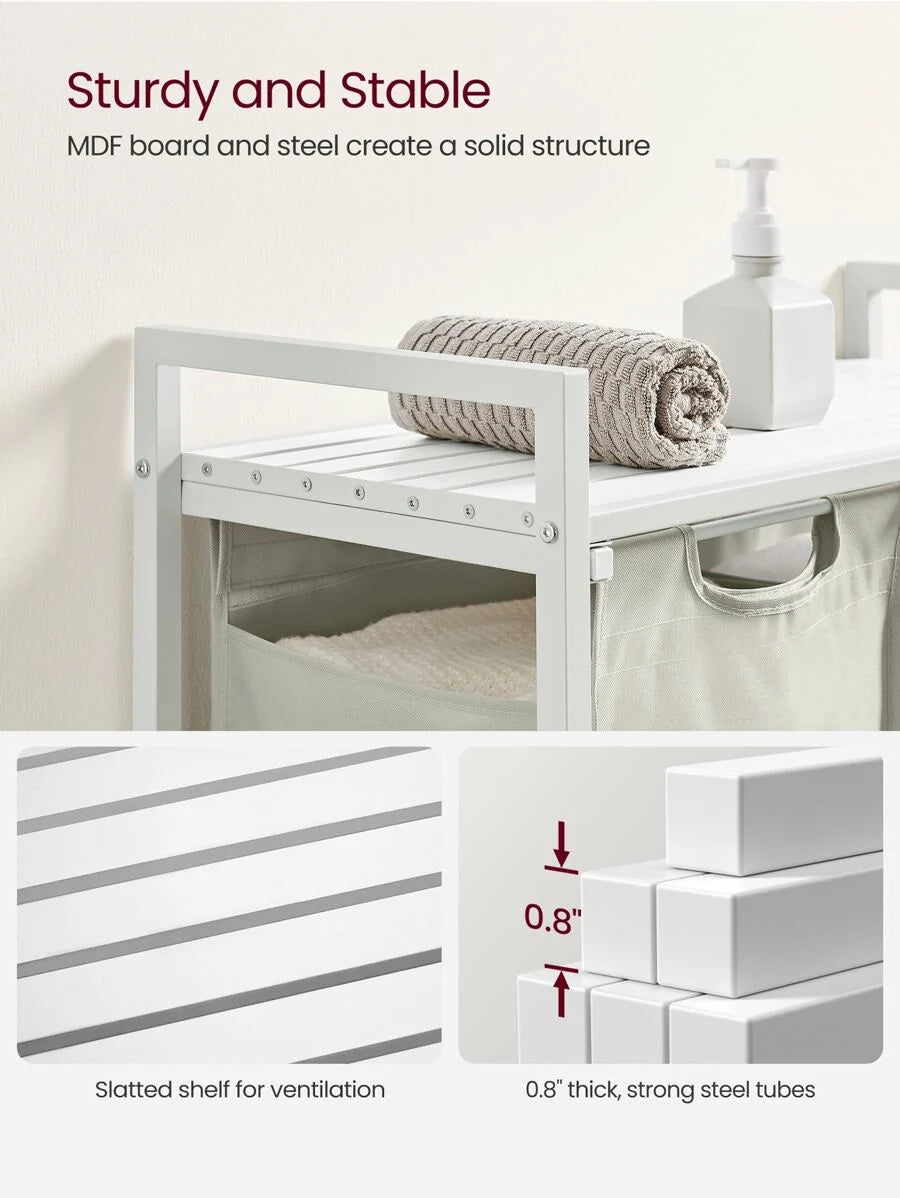 VASAGLE 2-Bag Laundry Hamper