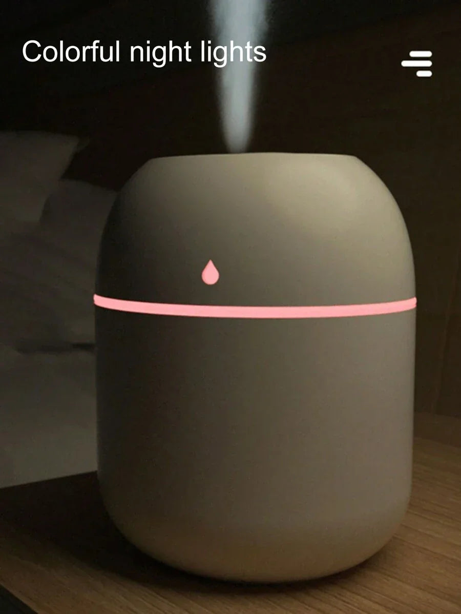 USB-powered 220ml Mini Droplet-Shaped Portable Air Humidifier & Essential Oil Diffuser