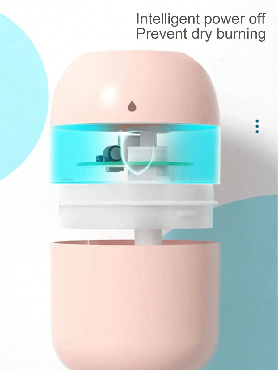 USB-powered 220ml Mini Droplet-Shaped Portable Air Humidifier & Essential Oil Diffuser