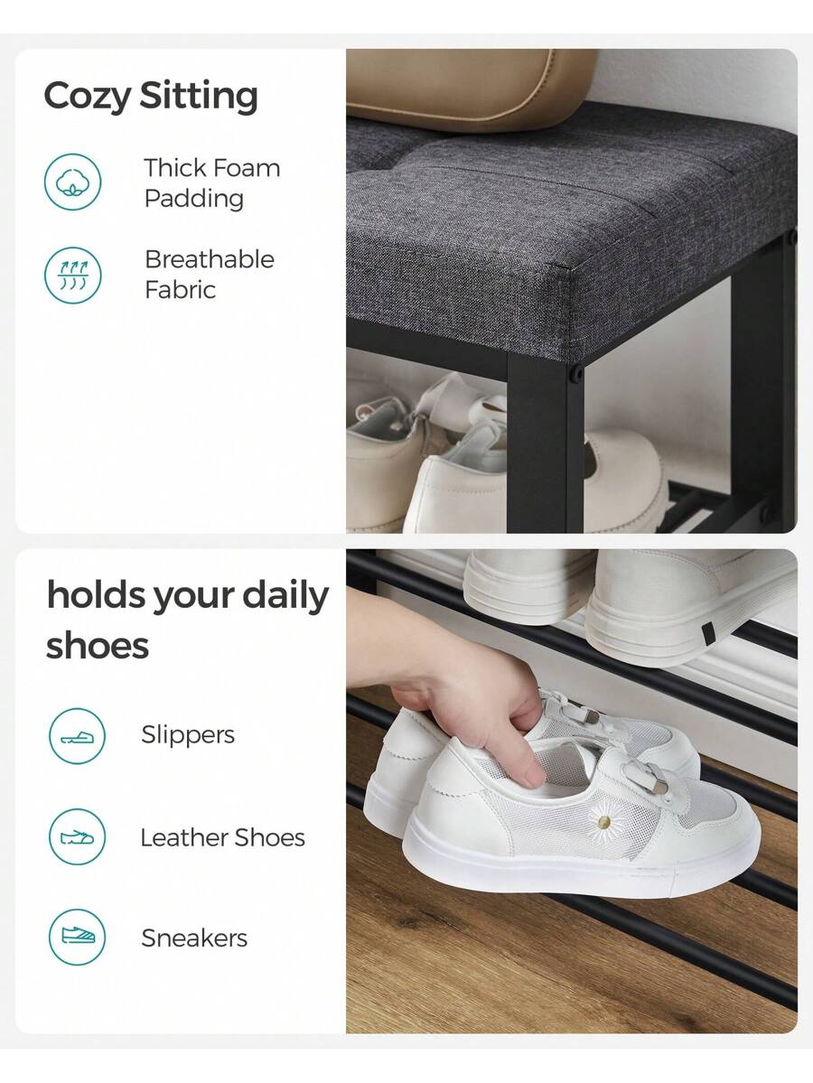 SONGMICS Shoe Bench