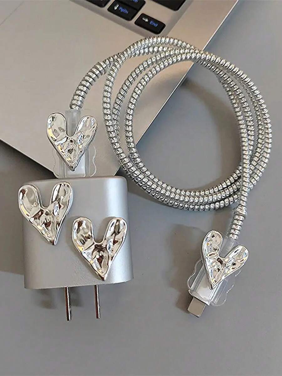 Cartoon Heart 1.5m Cable Winder