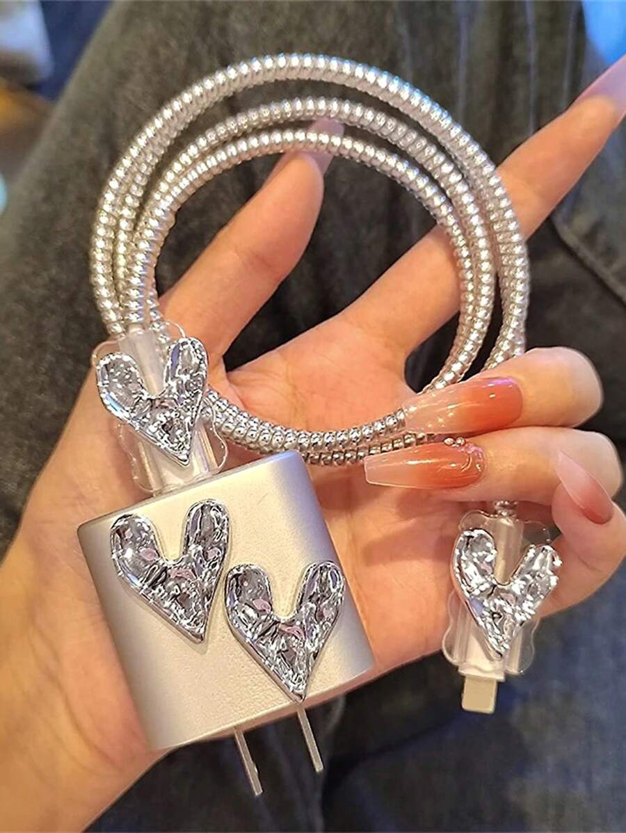 Cartoon Heart 1.5m Cable Winder