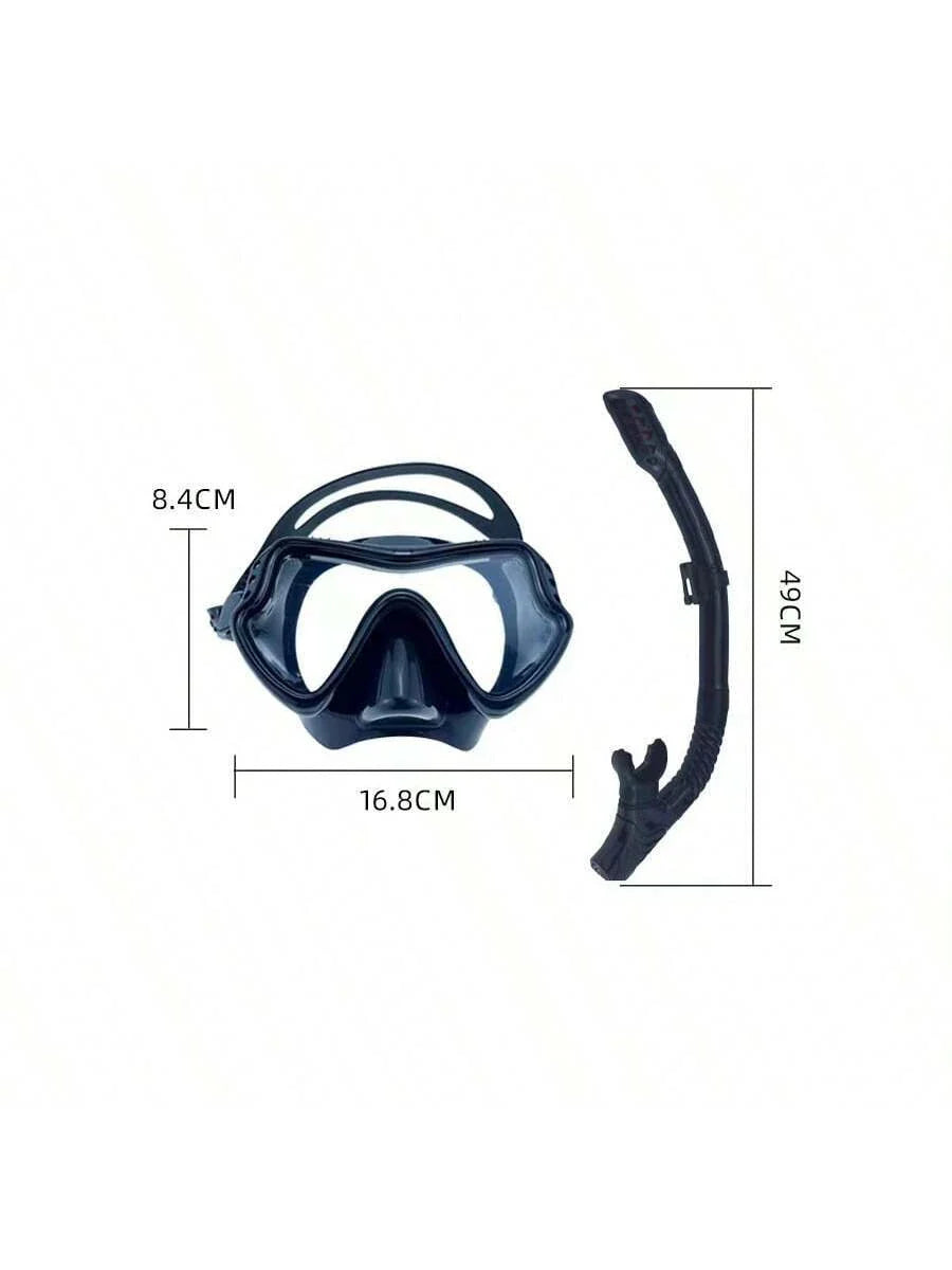 1set Adult Snorkeling Gear, Including Snorkel Mask