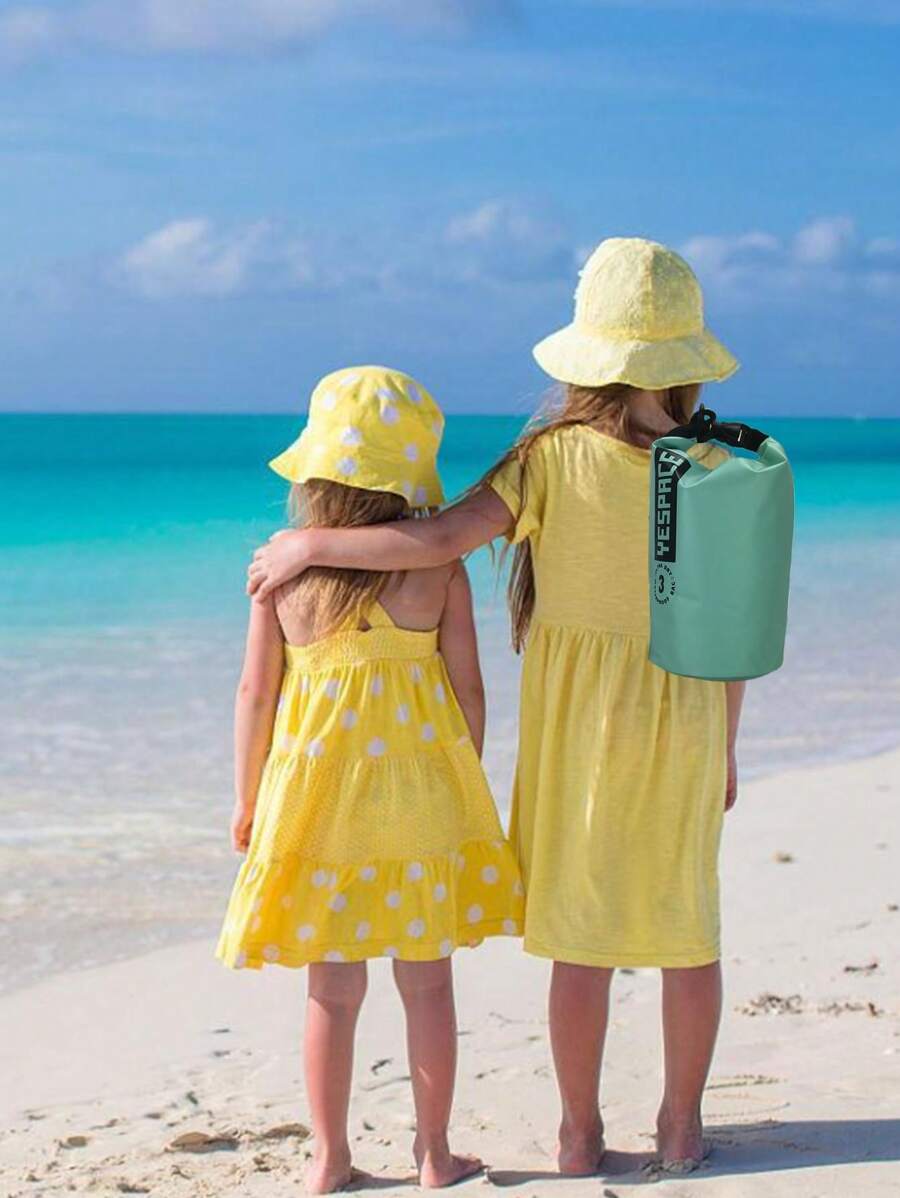 YESPACE Waterproof PVC Dry Bag Backpack With Mesh Pocket