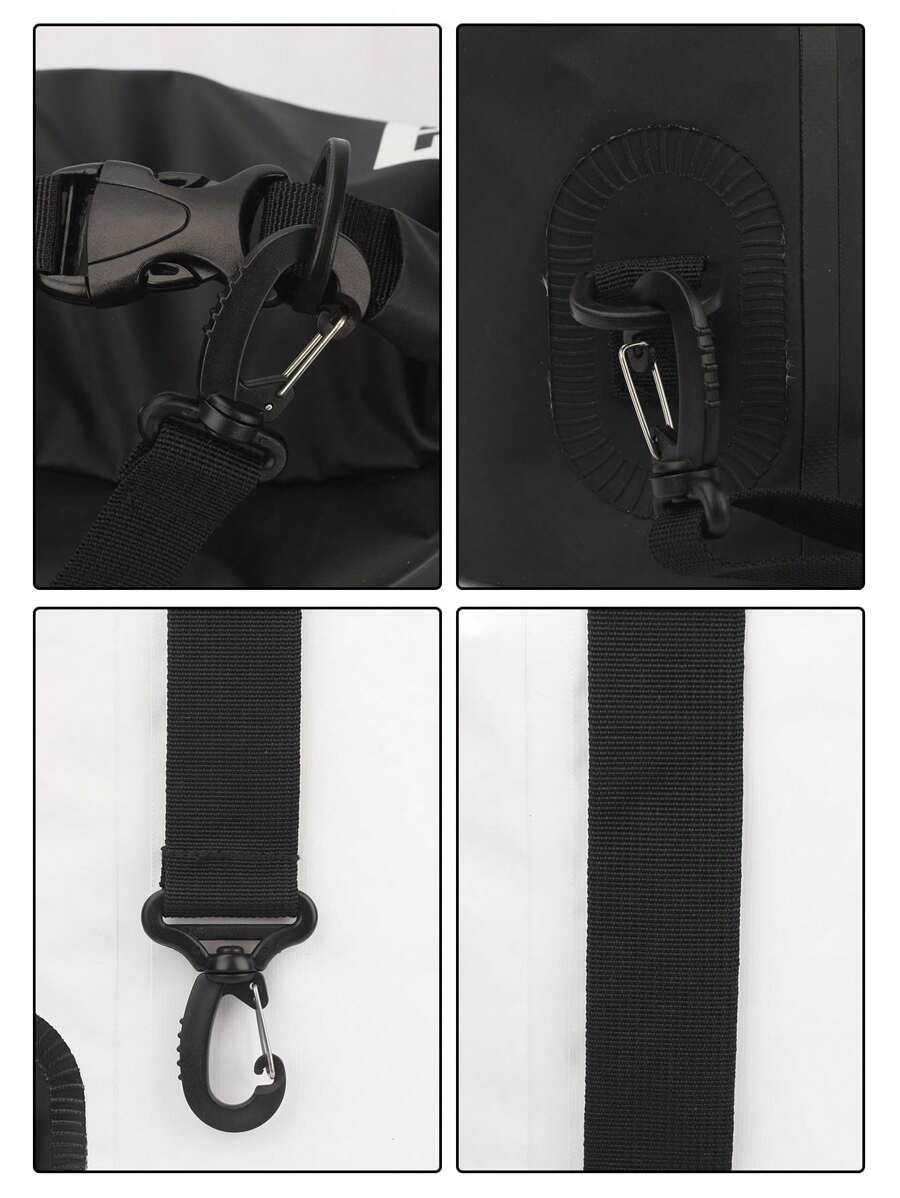 YESPACE Waterproof PVC Dry Bag Backpack With Mesh Pocket