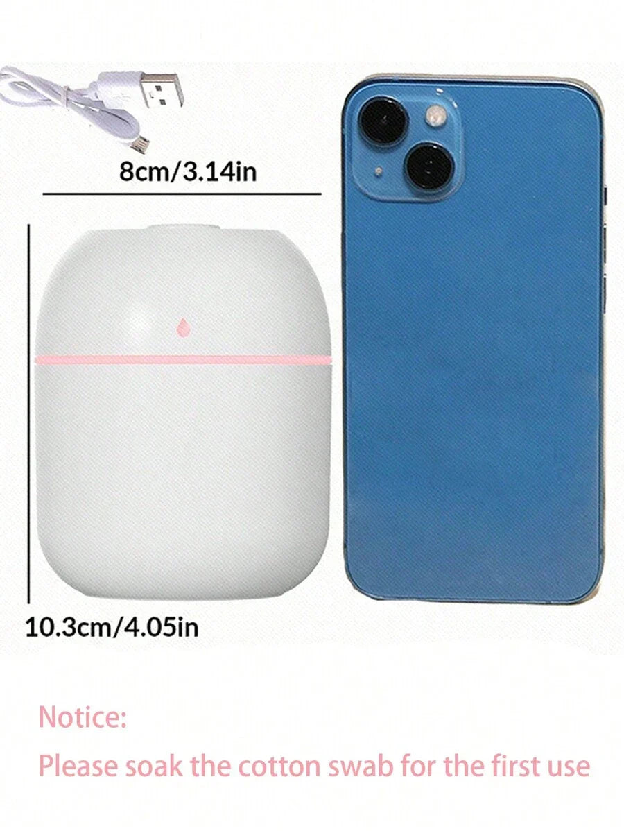 USB-powered 220ml Mini Droplet-Shaped Portable Air Humidifier & Essential Oil Diffuser