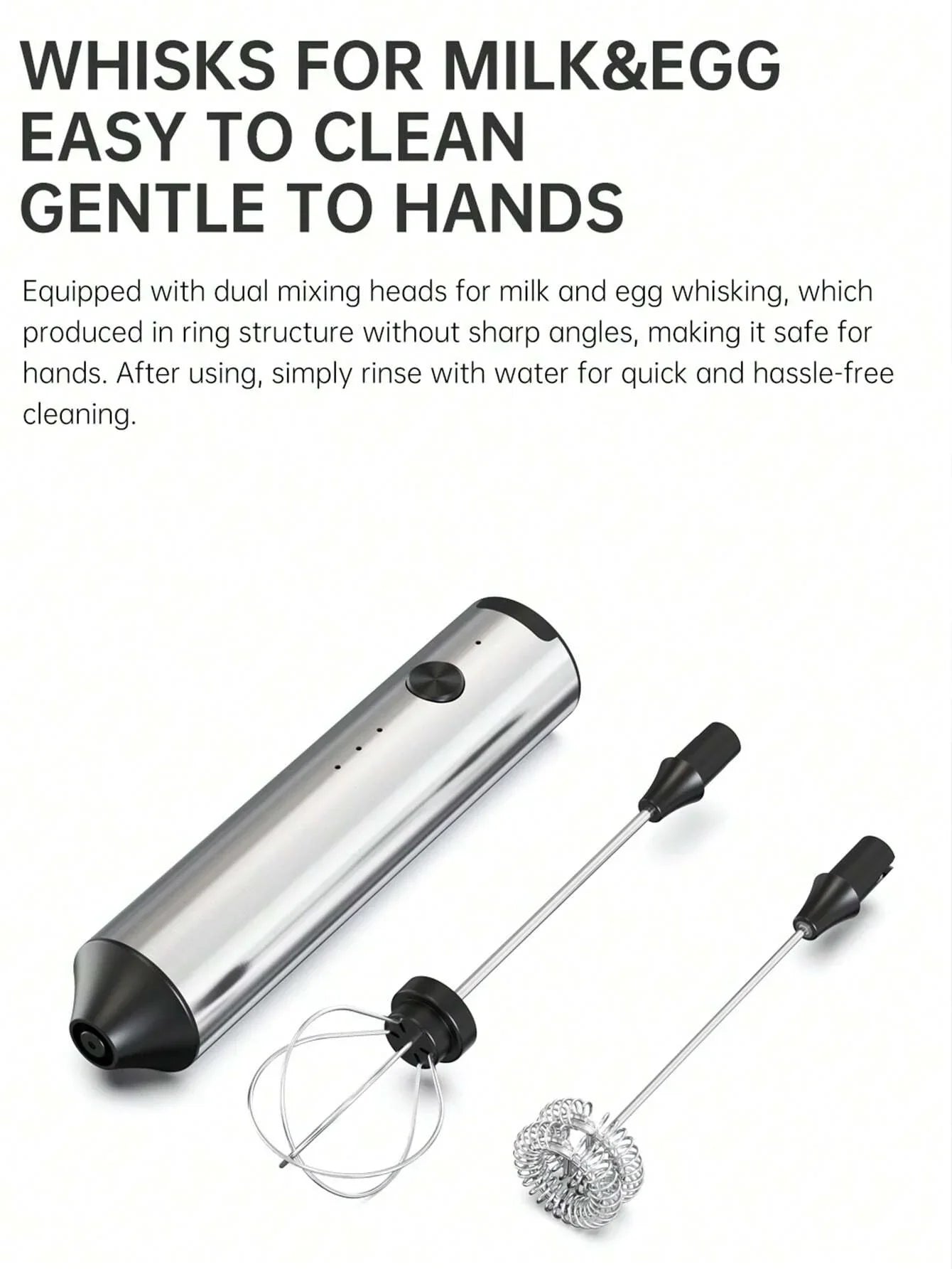 CLITON Rechargeable Milk Frother Wand