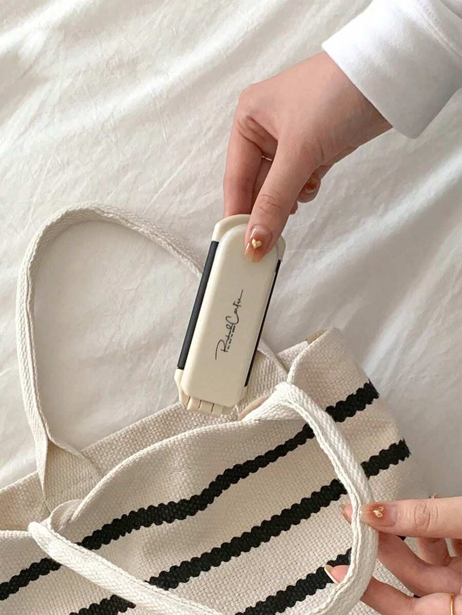 X Milania 1pc Foldable Comb - Cream Color