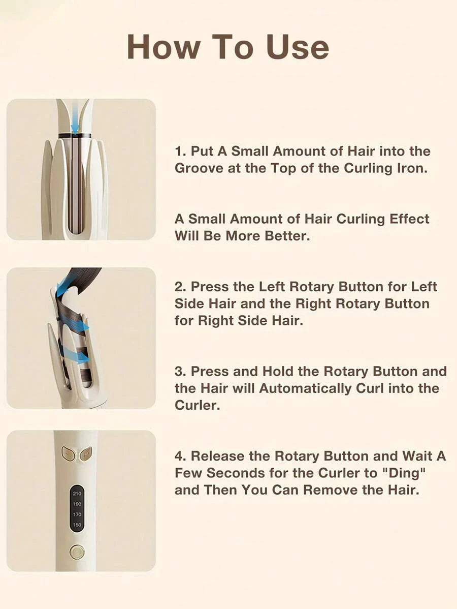 GENAI X Milania Automatic Curling Iron