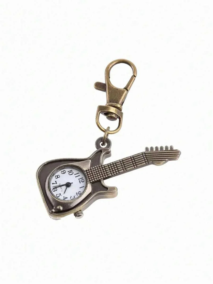 Key Shape Pocket Watch Pocket Watch Vintage Bronze Keychain