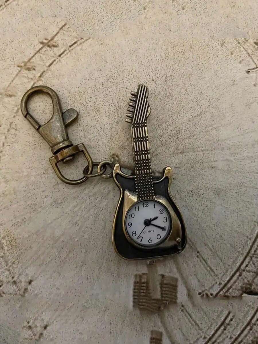 Key Shape Pocket Watch Pocket Watch Vintage Bronze Keychain