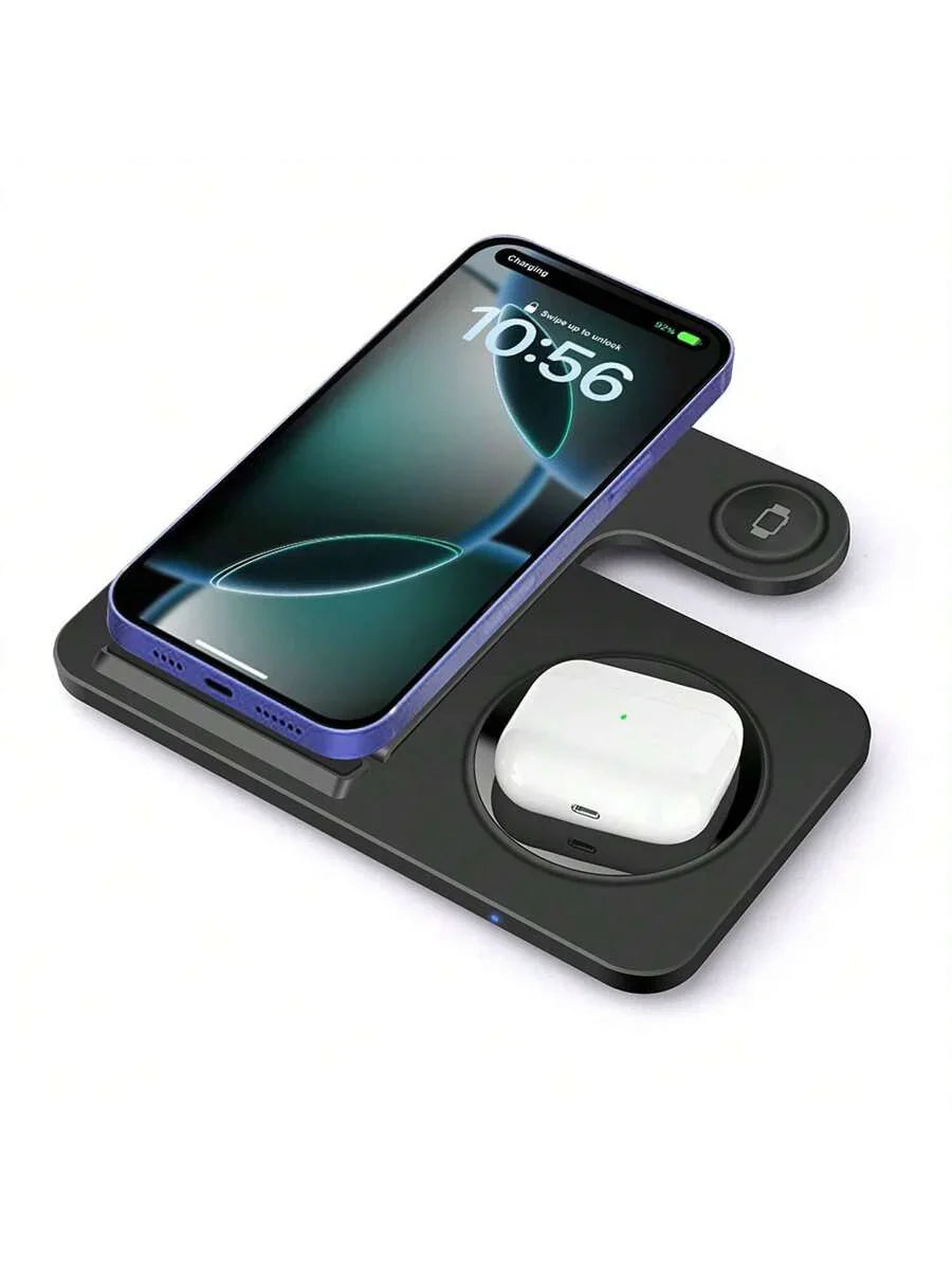 Wireless Charger Station For Multiple Devices Foldable