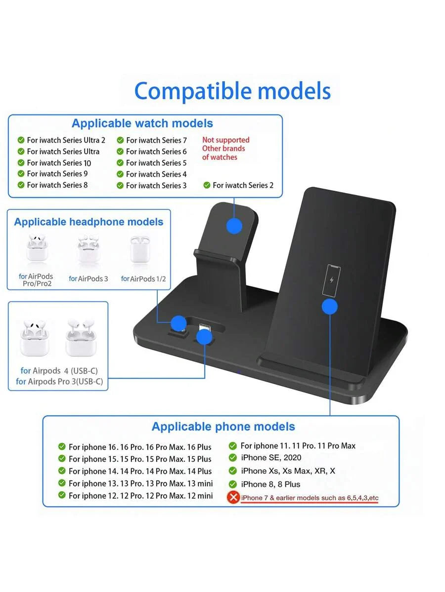 Fast Charging Dock Station For Multiple Devices - 15W