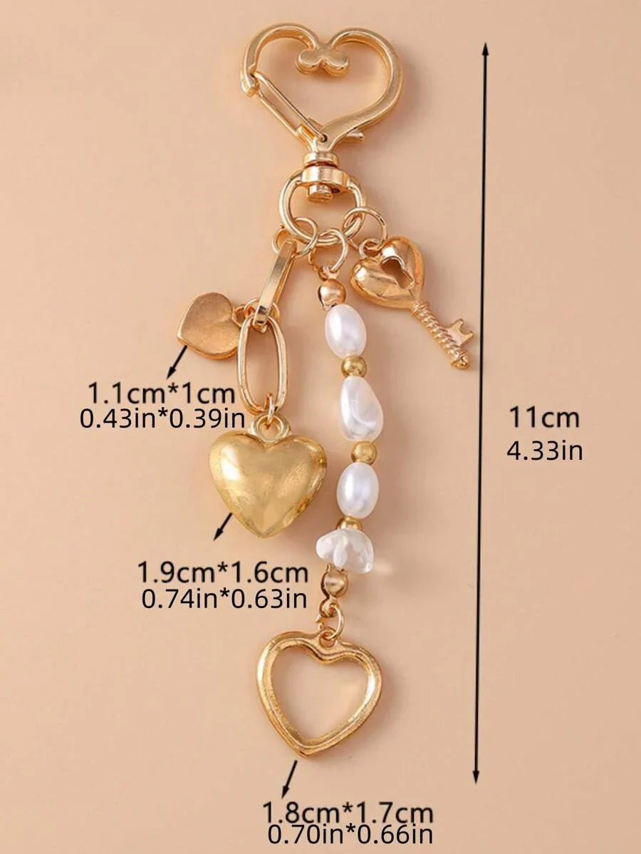 Creative Bag Pendant Moon Star Starfish Keychain