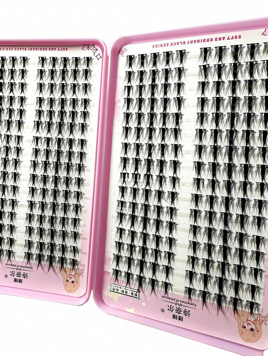 32pcs/10pcs C-Curl Flirty Fairy False Eyelash Clusters
