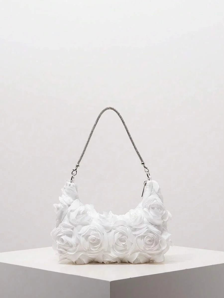 Random Pattern Shoulder Bag, Sequin Bag