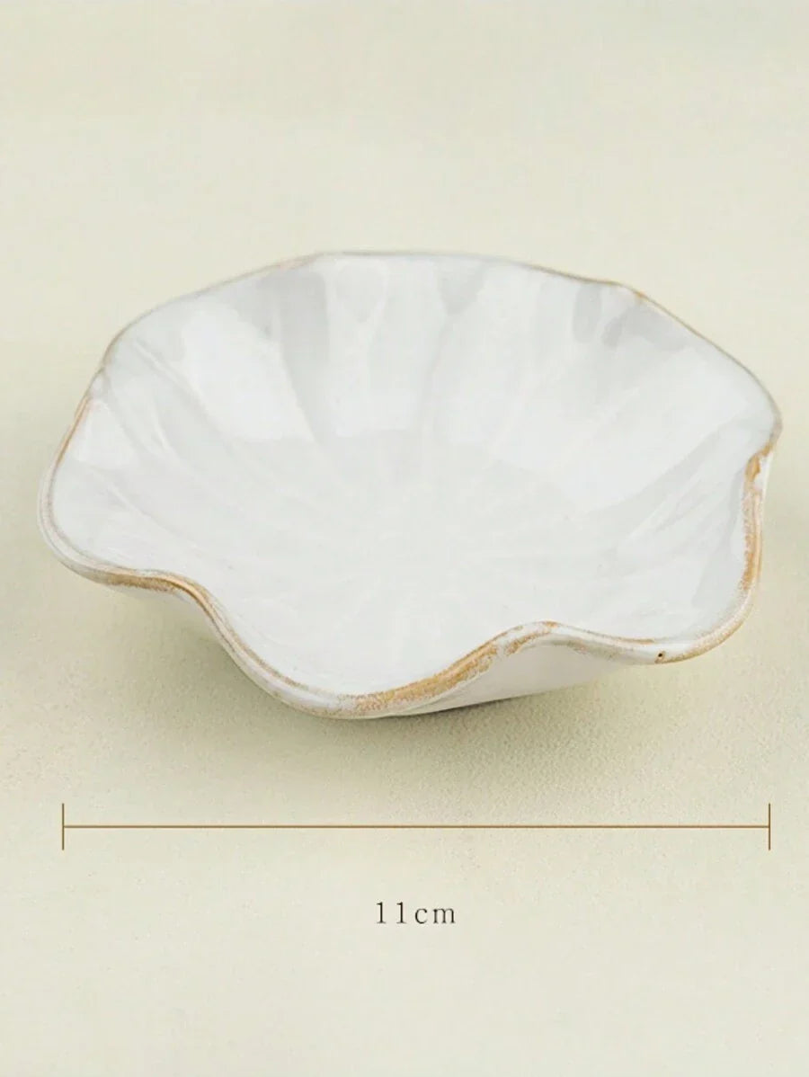 Ceramic Flower Petal Jewelry Tray