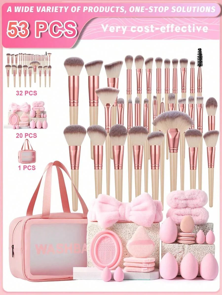 43pcs Makeup Brush Set, Including Eyeshadow Brush