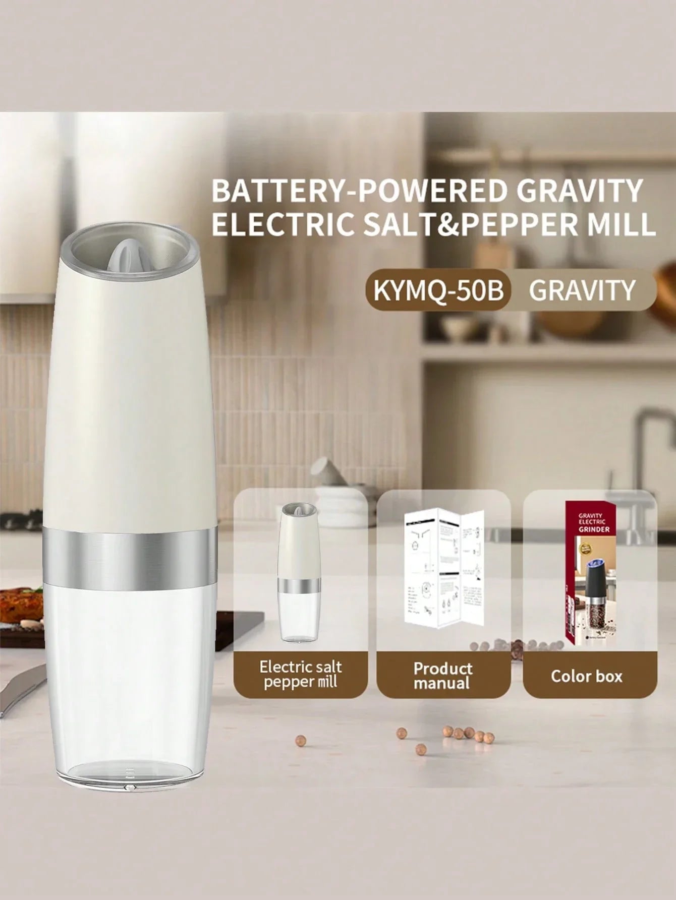 CLITON Gravity Electric Grinder Set