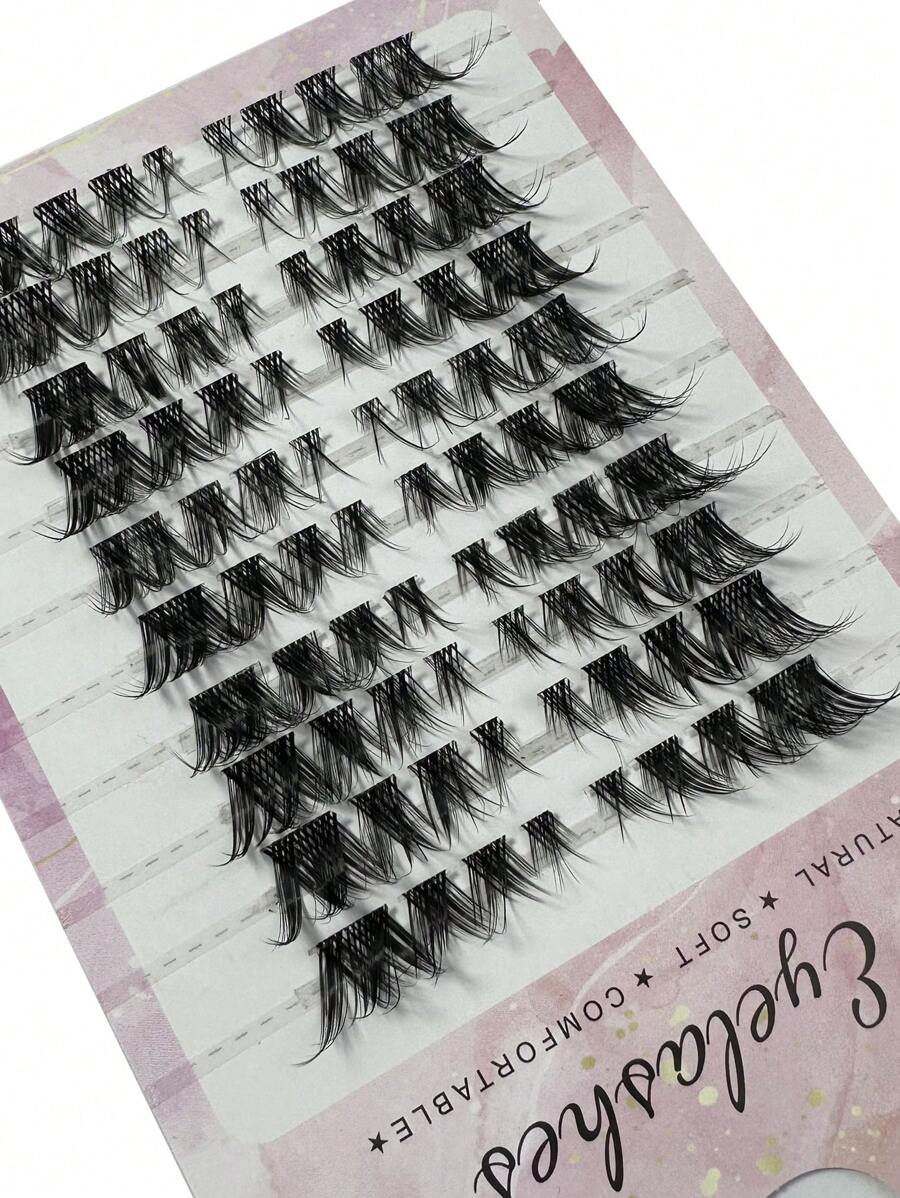 80PCS (8-15mm) Of Fox Eyelash D Curly Mink Eyelash Expansion Kit