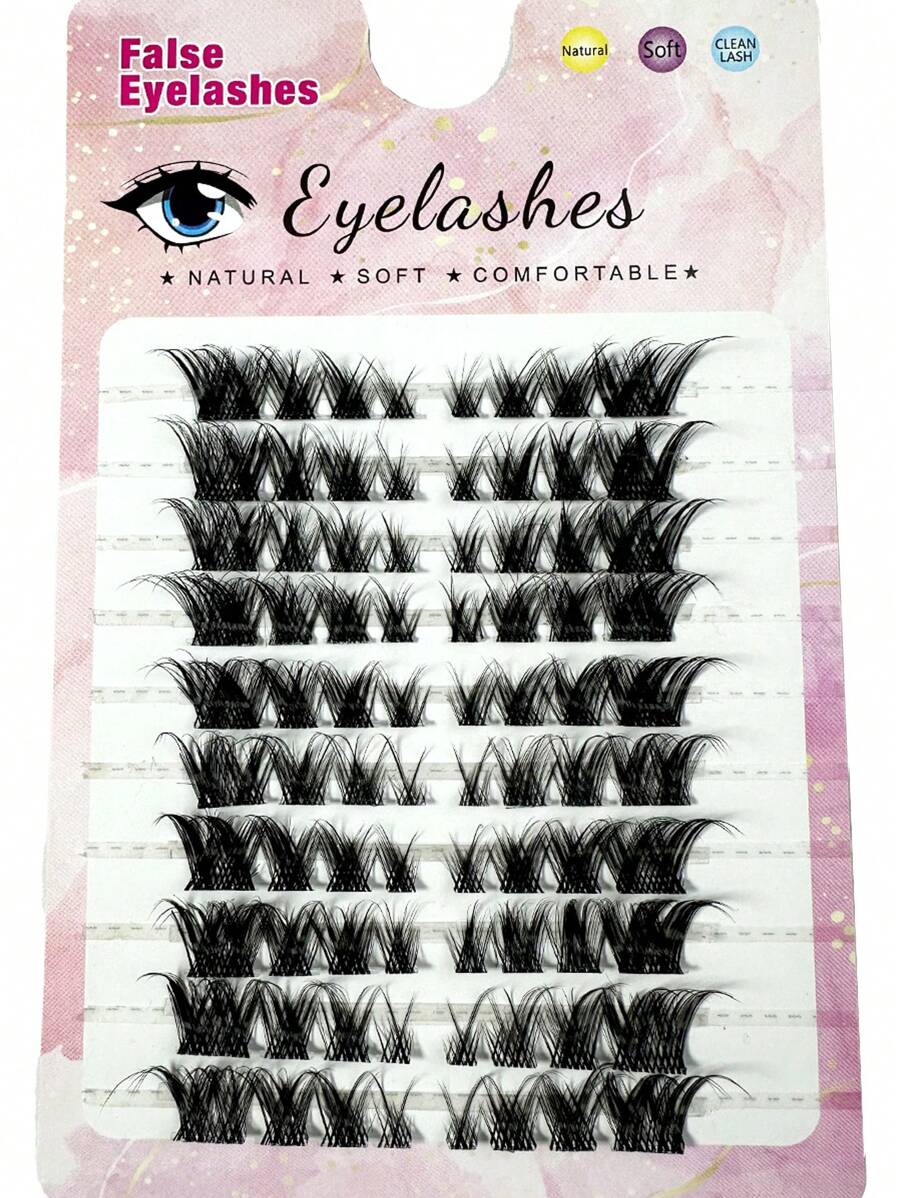 80PCS (8-15mm) Of Fox Eyelash D Curly Mink Eyelash Expansion Kit