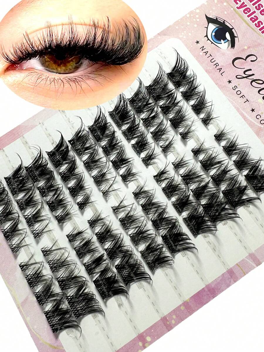 80PCS (8-15mm) Of Fox Eyelash D Curly Mink Eyelash Expansion Kit