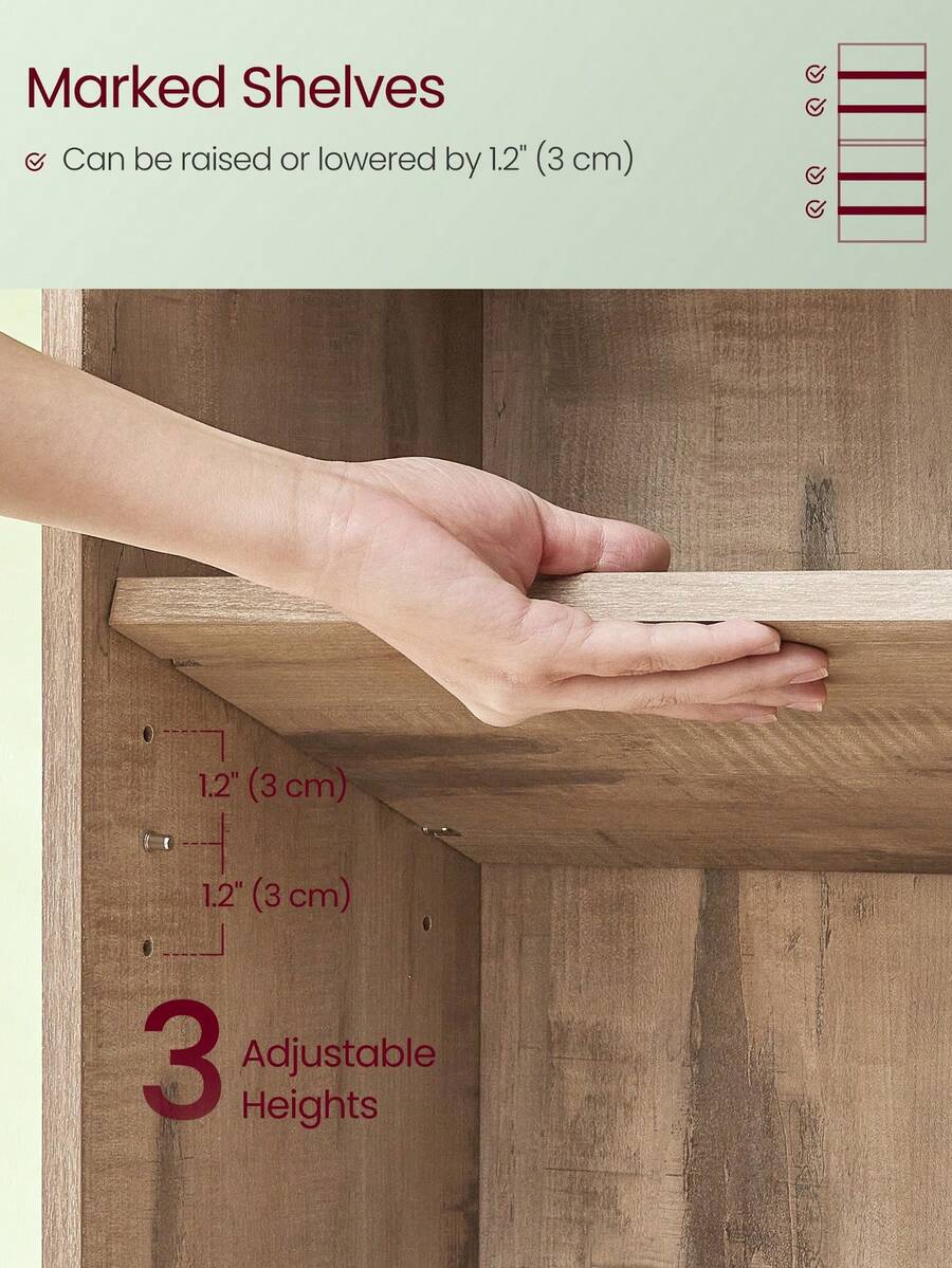 VASAGLE Bookshelf, 6-Tier Bookcase