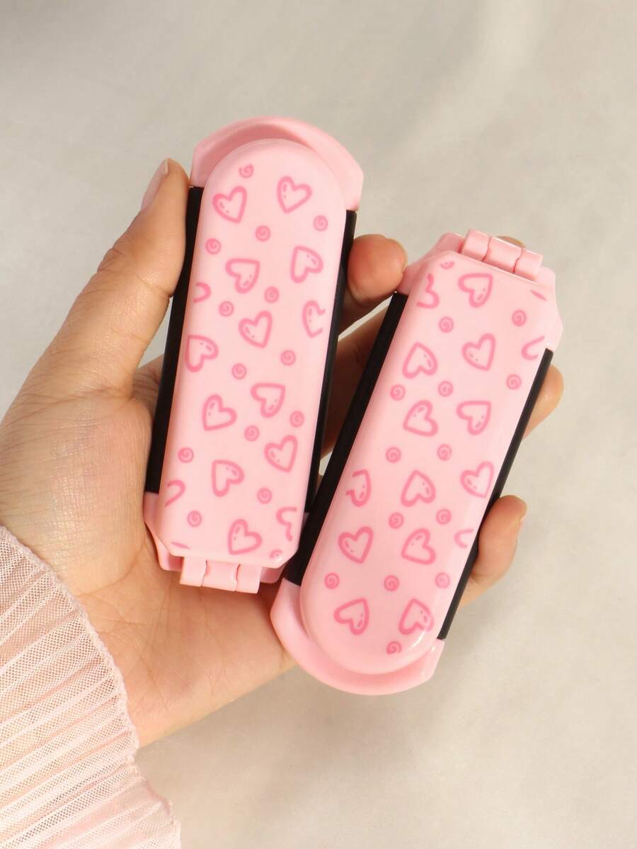X Milania 1pc Foldable Comb - Cream Color