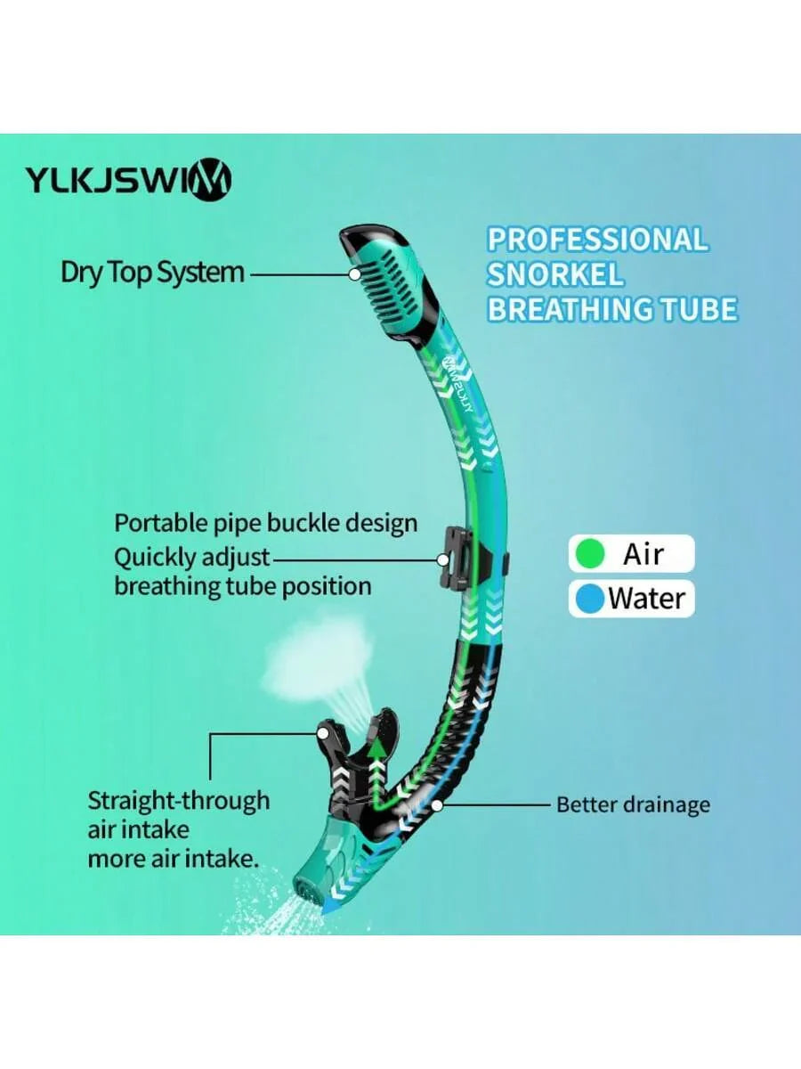1set Adult Snorkeling Gear, Including Snorkel Mask