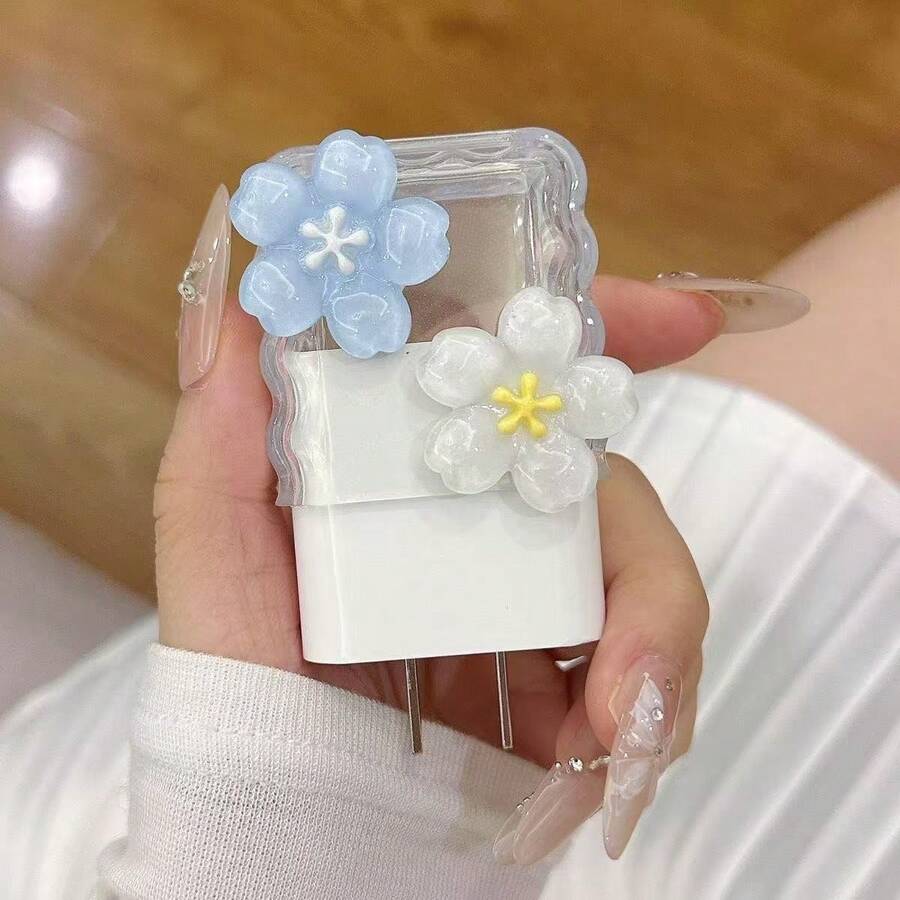 Minimalist Floral Charging Protector Case