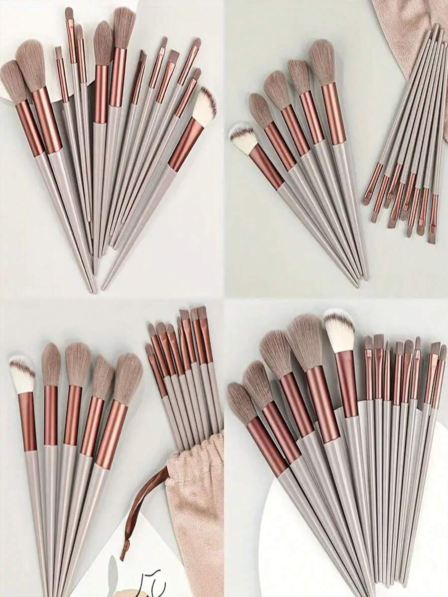 13pcs Professional Makeup Brush Set, Suitable For Foundation