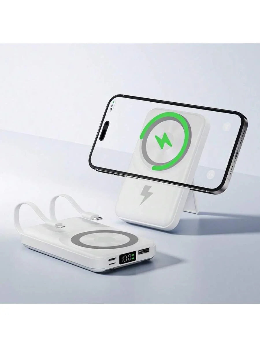 Latest Wireless Magnetic Battery Pack, 10000mAh Magnetic Power Bank