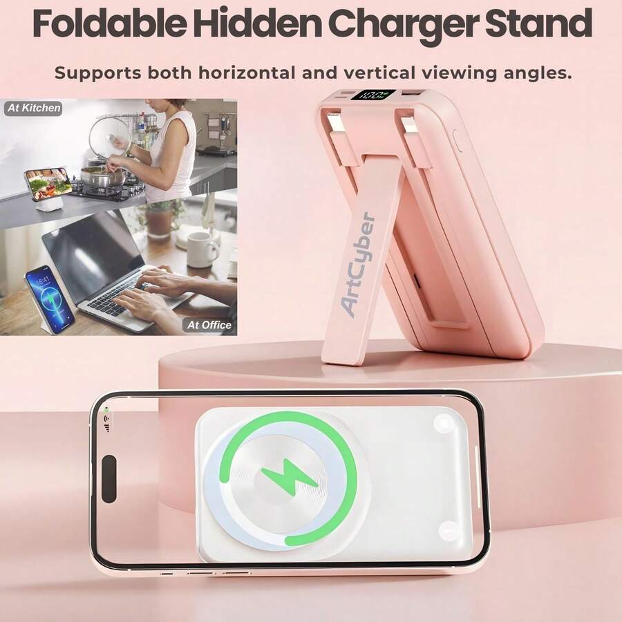 Latest Wireless Magnetic Battery Pack, Power Bank