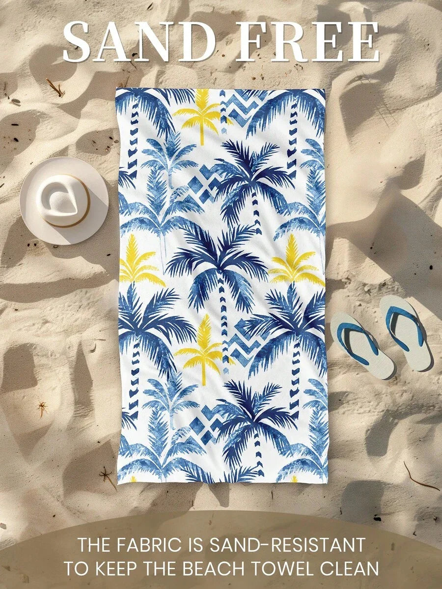 Printed Beach Towel, Summer Fruit Pattern Swimwear