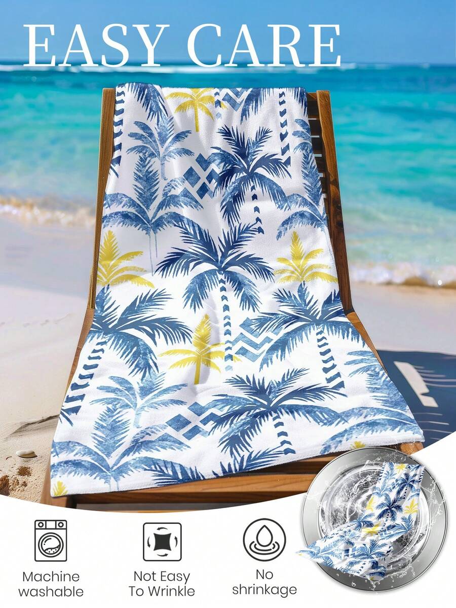 Printed Beach Towel, Summer Fruit Pattern Swimwear