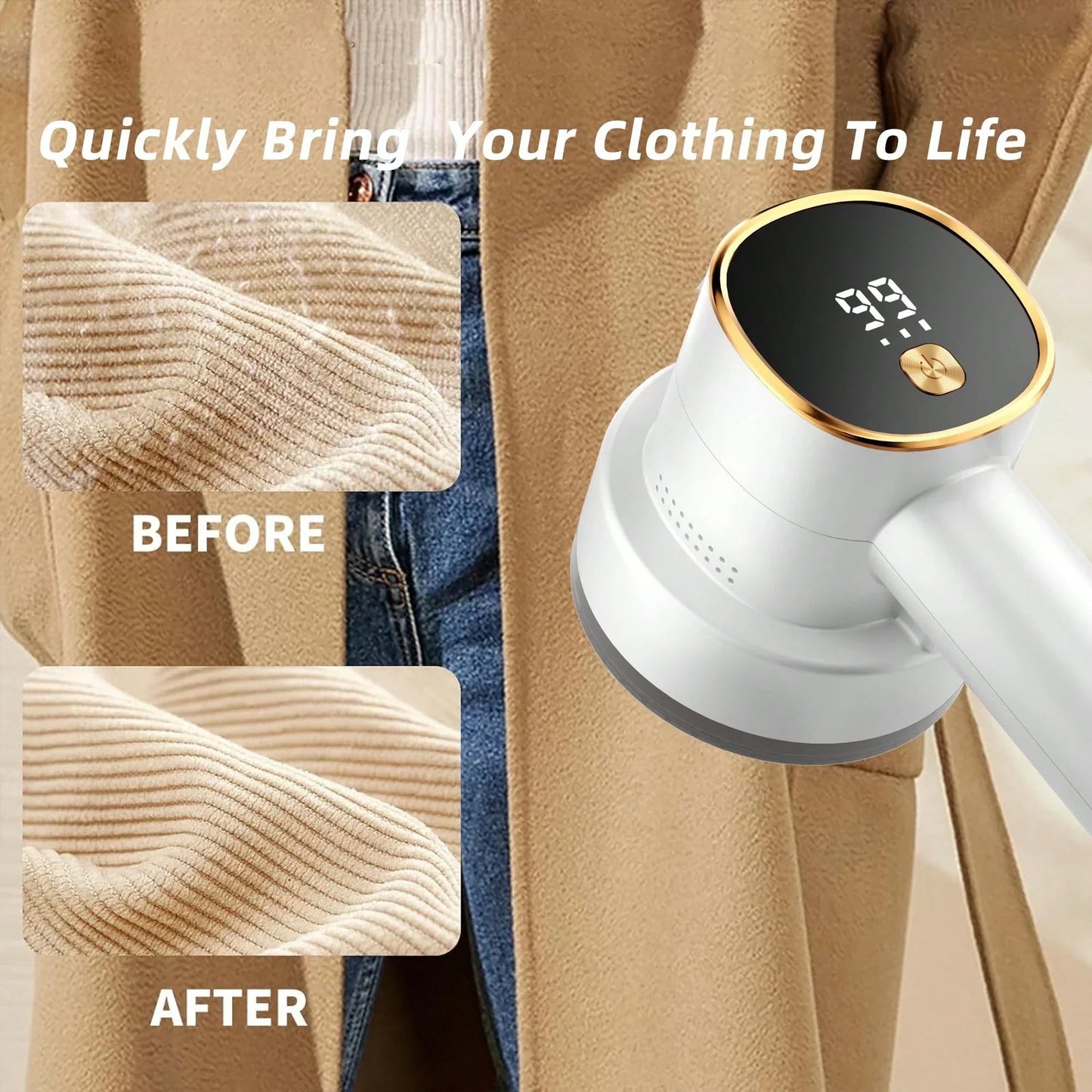 USB Rechargeable Fabric Lint Remover