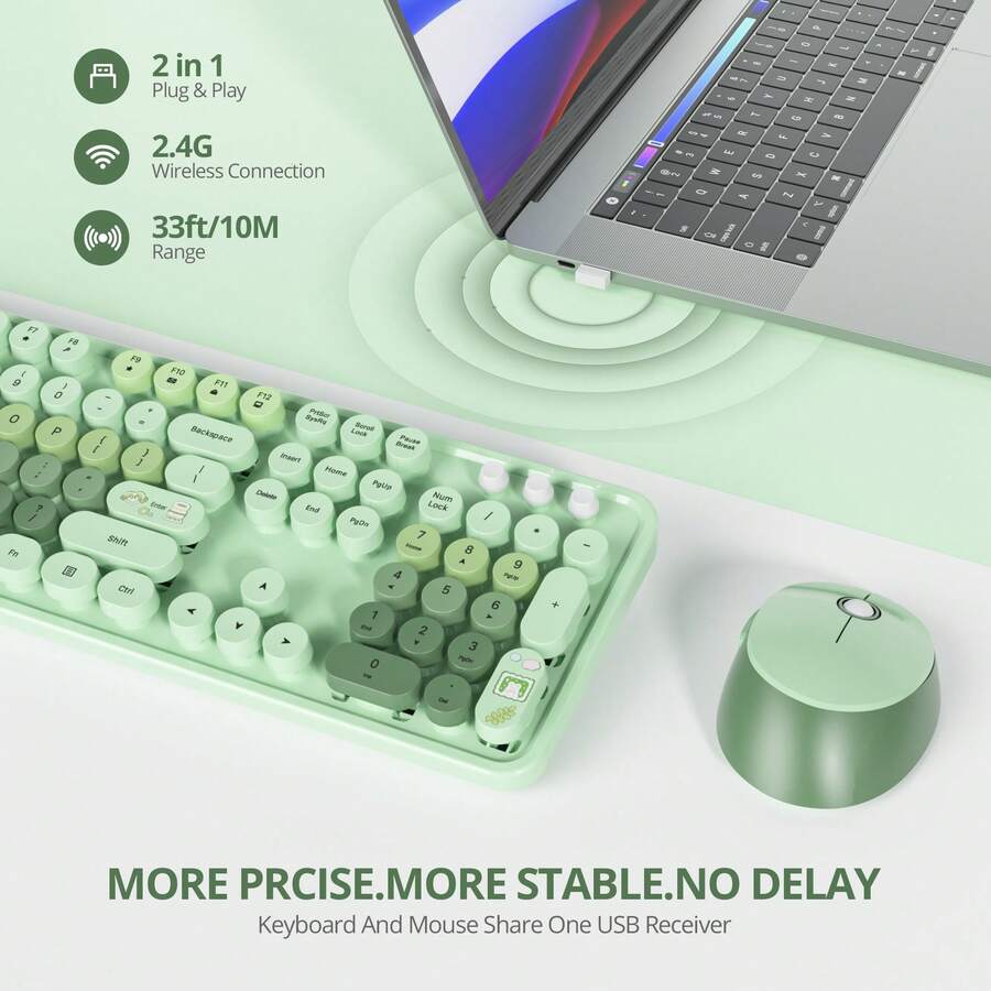 Wireless Keyboard And Mouse Set