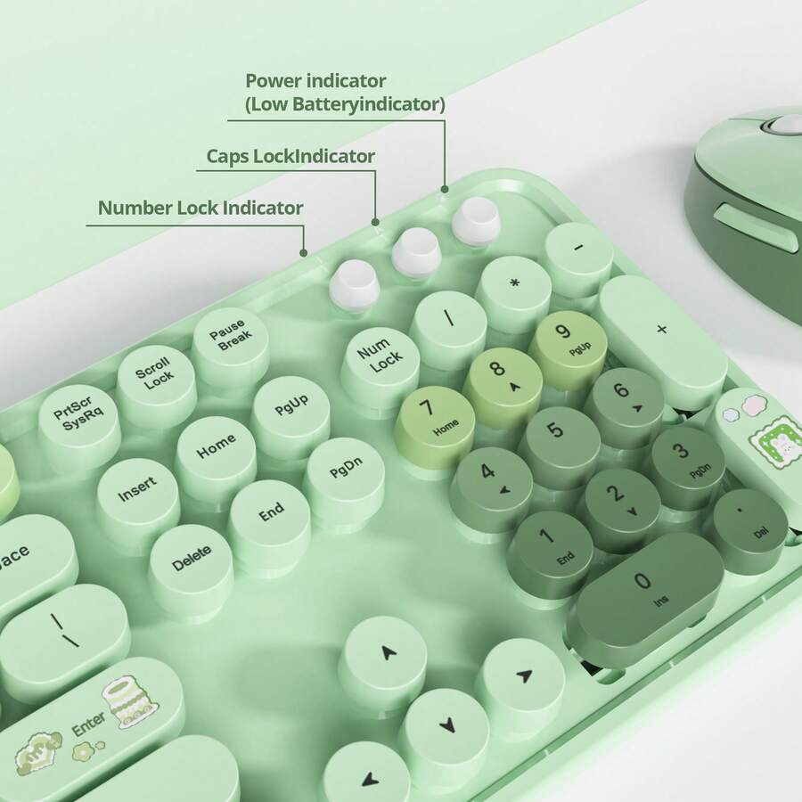 Wireless Keyboard And Mouse Set