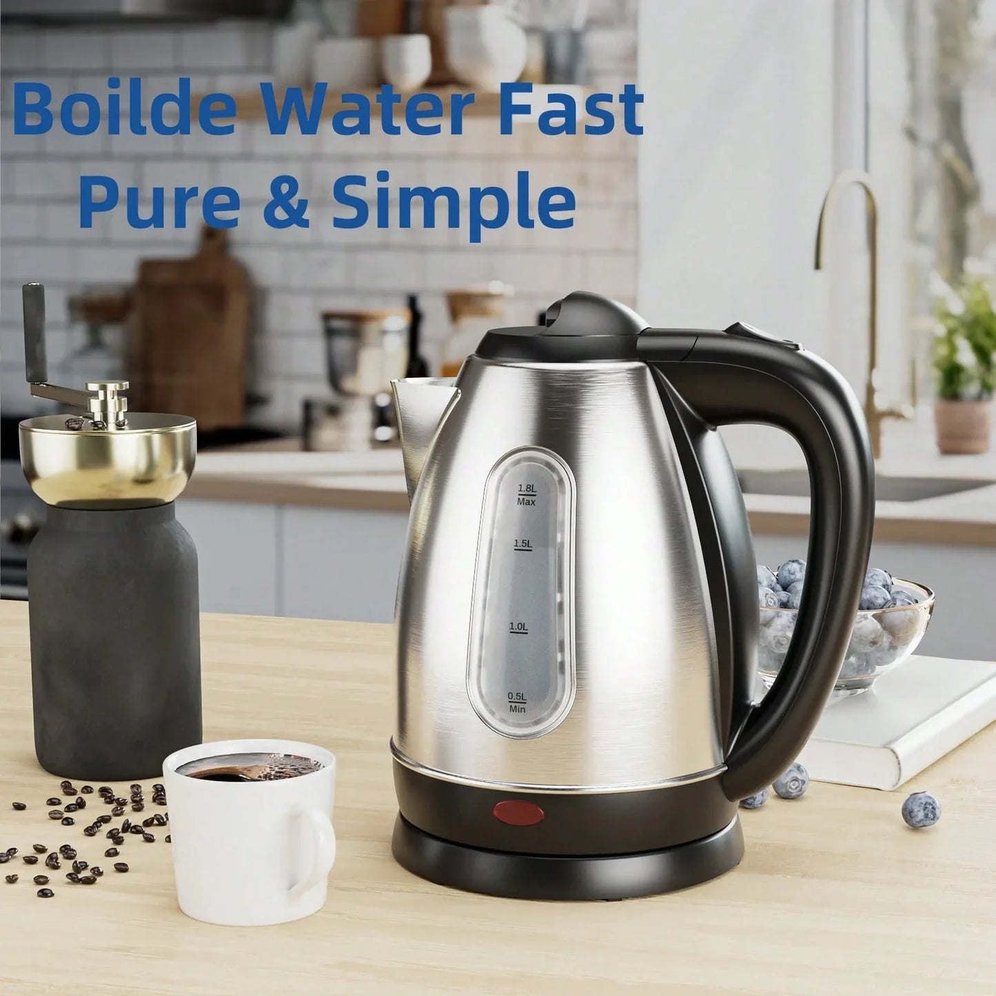CACHOO Stainless Steel Electric Kettle
