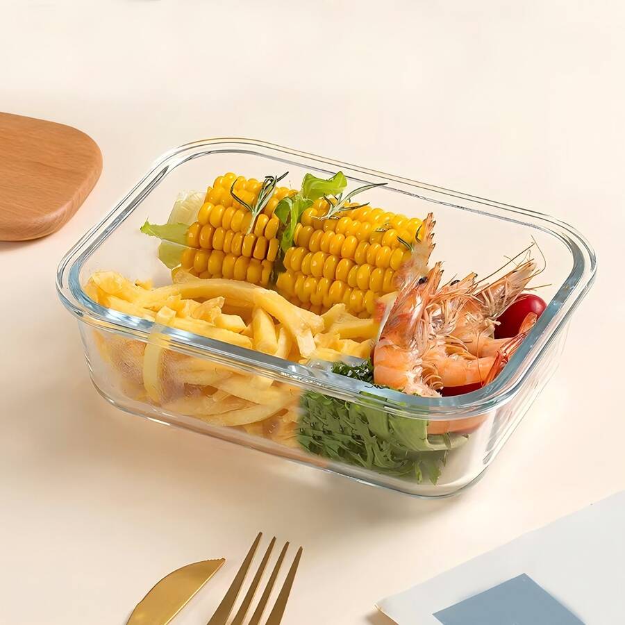10/2pcs Set High Borosilicate Glass Food Storage
