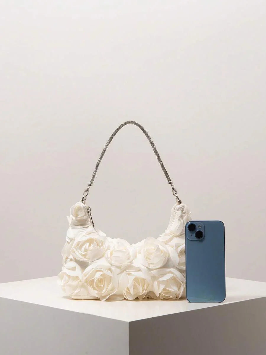 Random Pattern Shoulder Bag, Sequin Bag