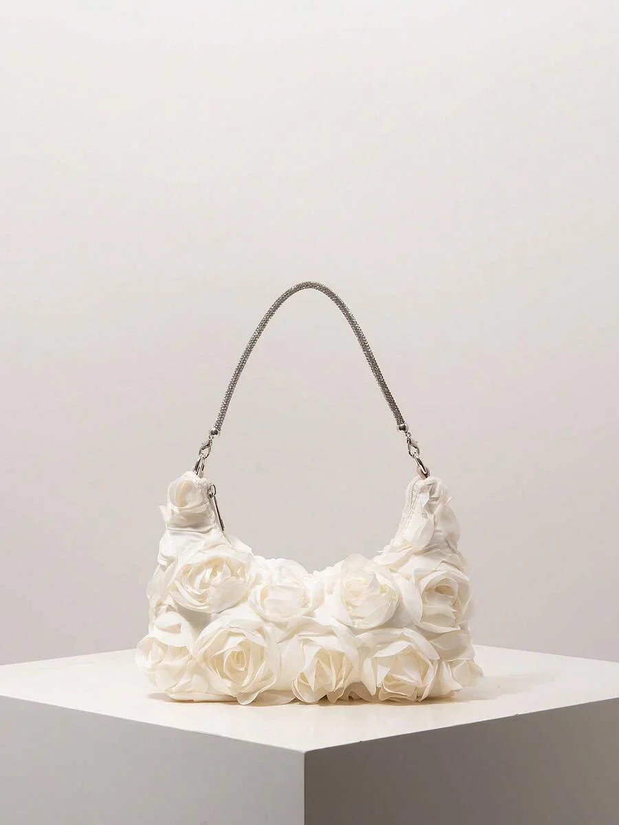 Random Pattern Shoulder Bag, Sequin Bag
