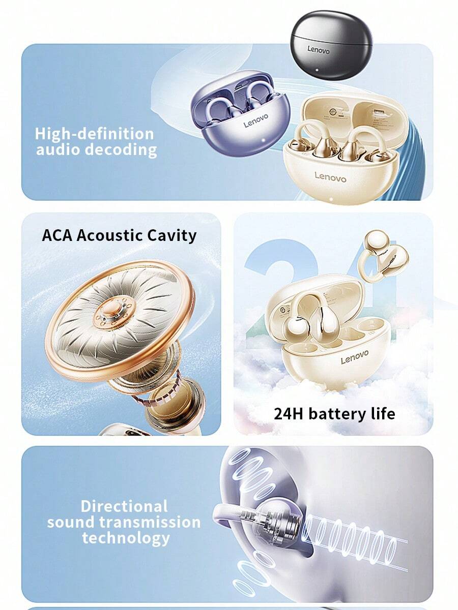 Lenovo -TA410 Is A New Type Of Bone Conduction Sports Earphone