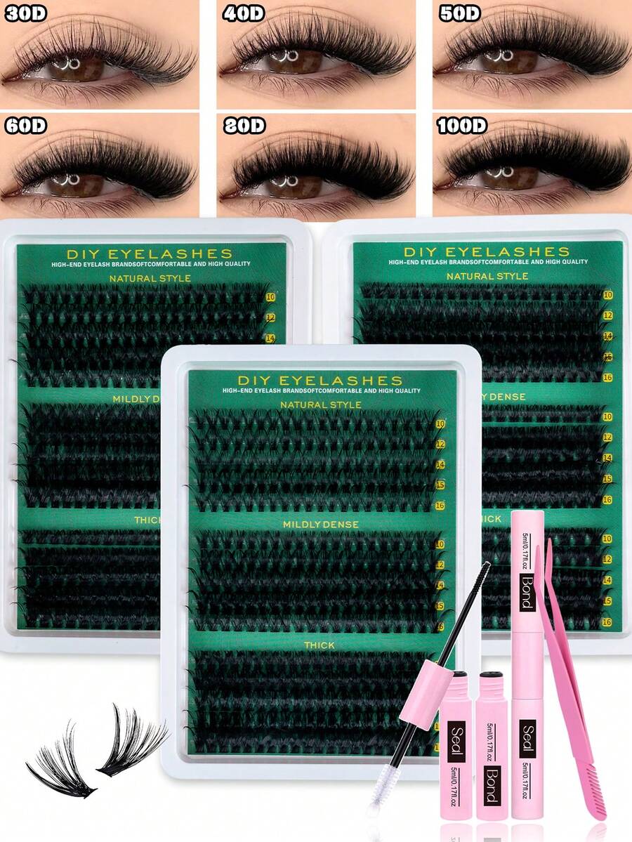 MEM Eyelash Extension Kit, DIY Eyelash Extension Set