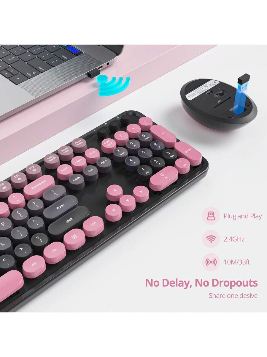 Wireless Keyboard And Mouse Set