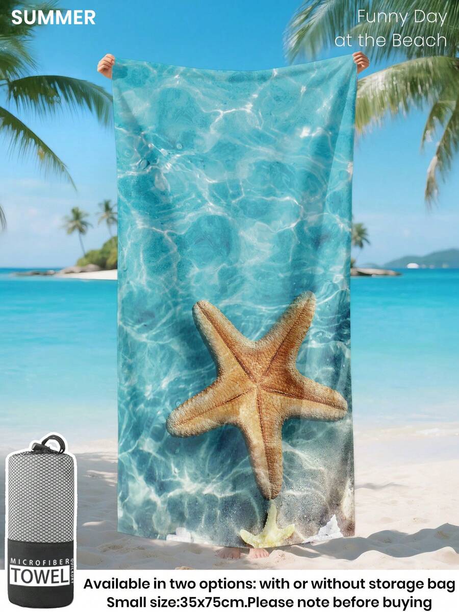 Printed Beach Towel, Flamingo Pattern Swimwear