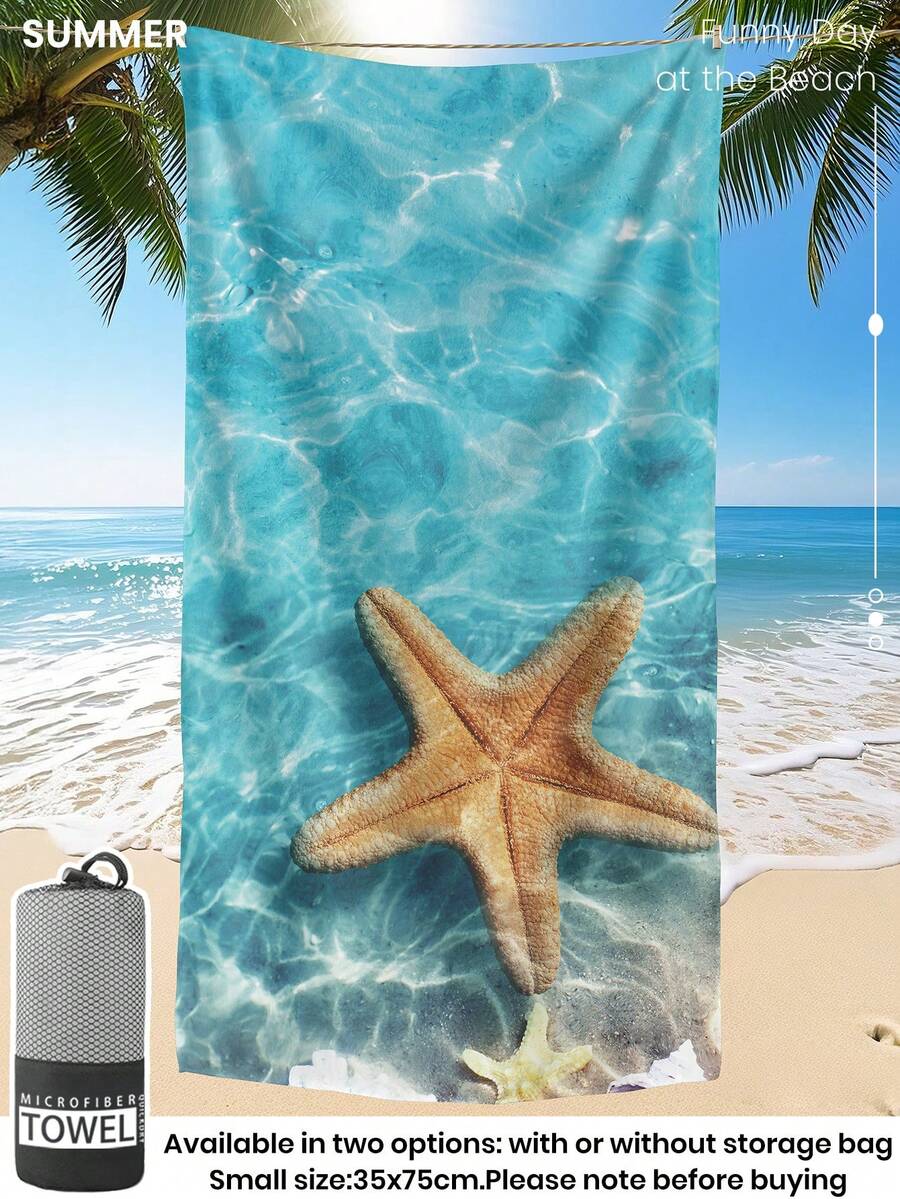 Printed Beach Towel, Flamingo Pattern Swimwear